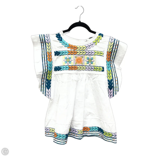 Blouse Short Sleeve By Cato In Multi-colored, Size: S