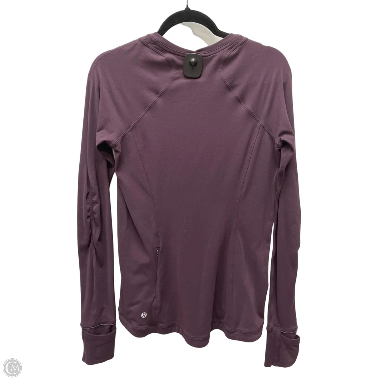 Athletic Top Long Sleeve Crewneck By Lululemon In Maroon, Size: M
