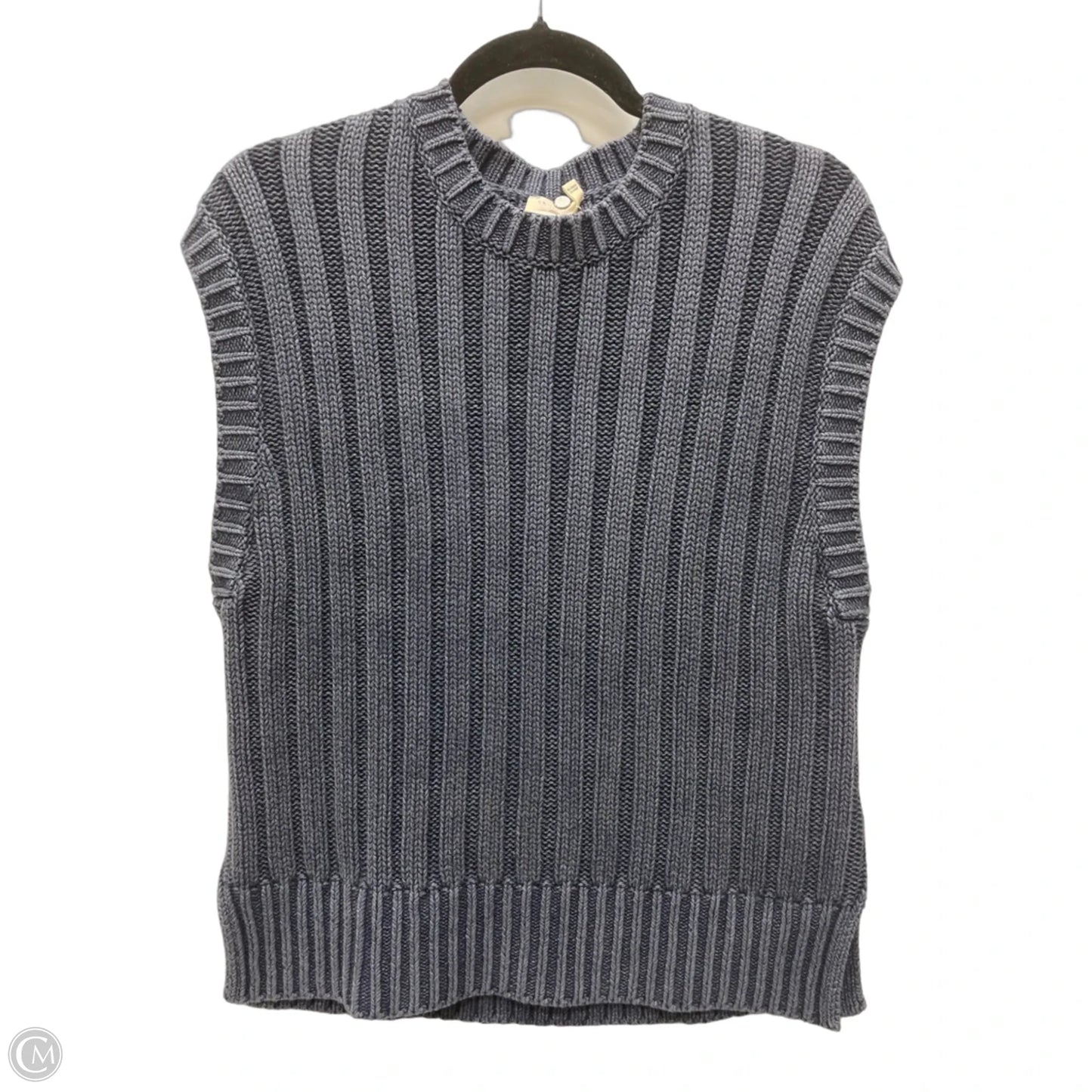Vest Sweater By Faherty In Blue, Size: S