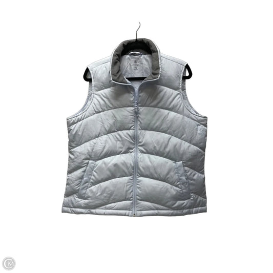 Vest Puffer & Quilted By Lands End In Blue, Size: L