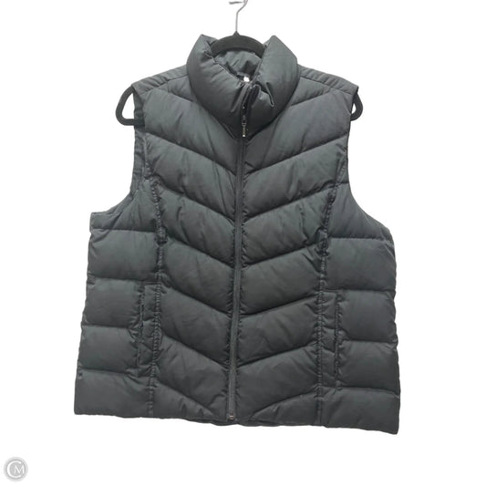 Vest Puffer & Quilted By Lands End In Black, Size: Xl