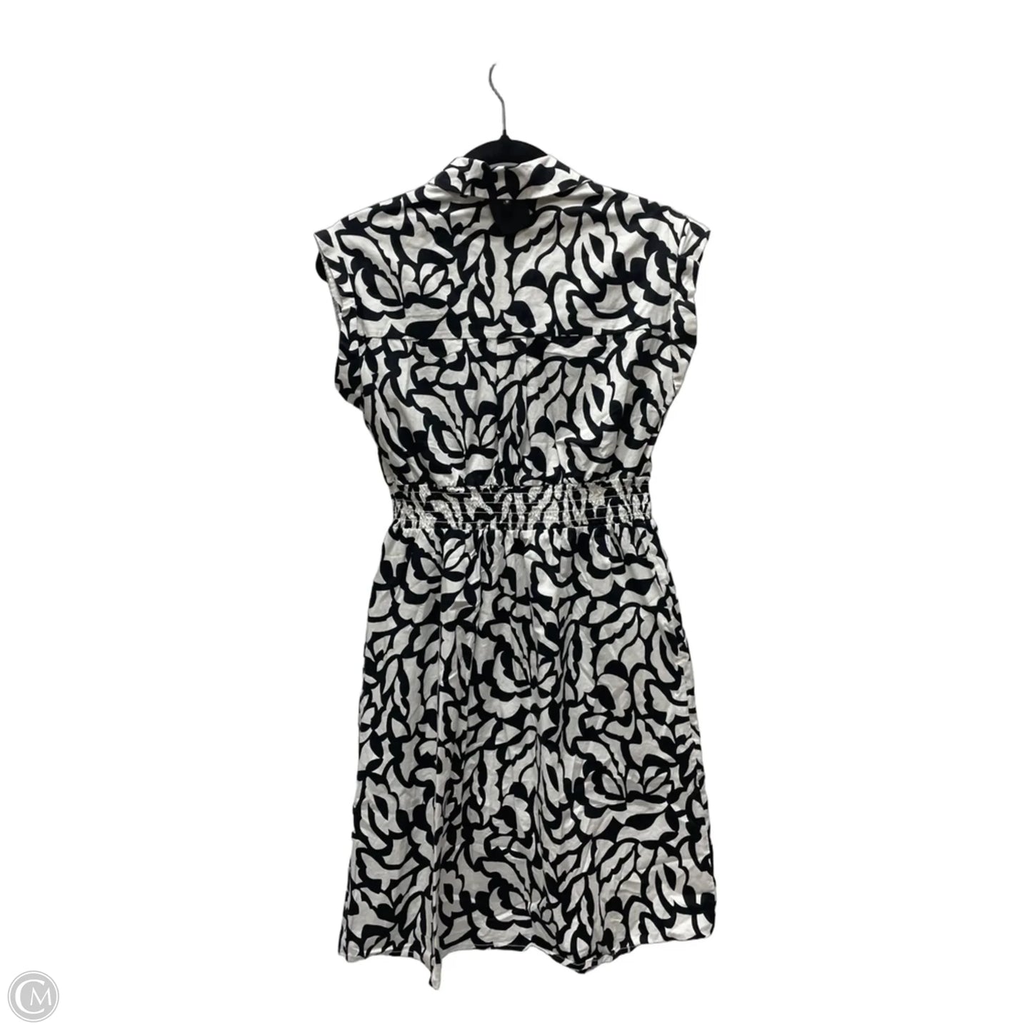 Dress Casual Short By Monteau In Black & White, Size: L