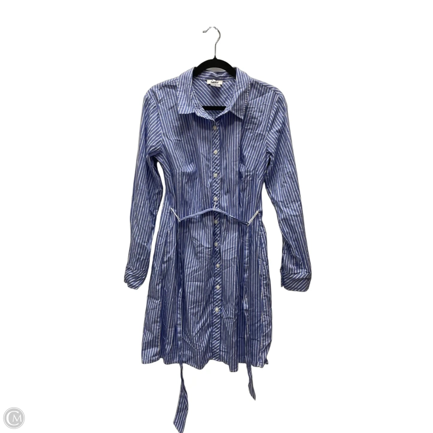 Dress Casual Short By Dkny In Striped Pattern, Size: M