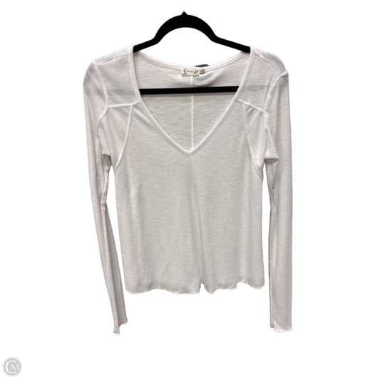 Top Long Sleeve By Free People In White, Size: Xs