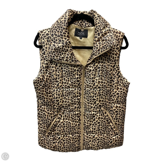 Vest Puffer & Quilted By Roly Poly In Animal Print, Size: L