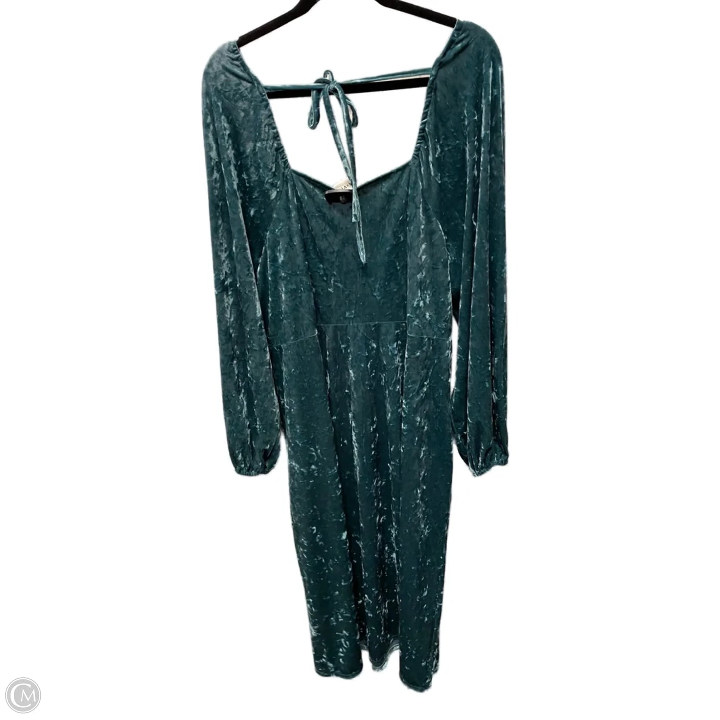 Dress Casual Short By Ava & Viv In Green, Size: 1x