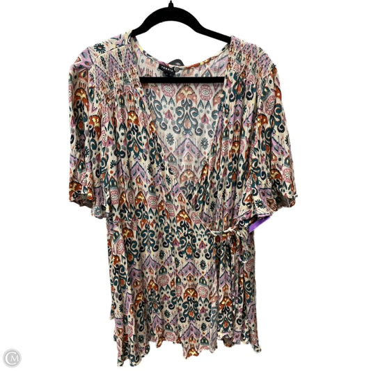 Top Short Sleeve By Torrid In Multi-colored, Size: 4x