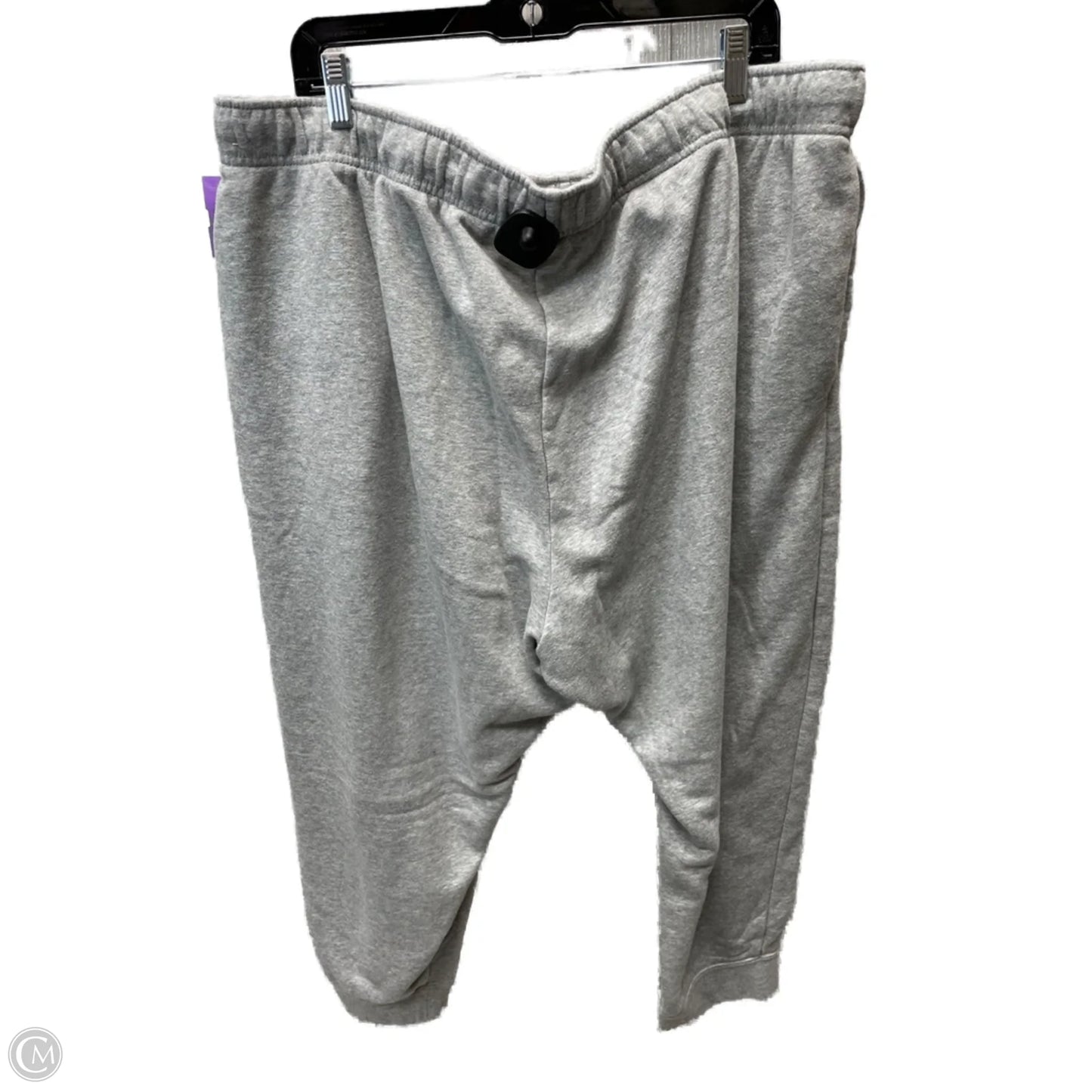 Athletic Pants By Nike Apparel In Grey, Size: 3x