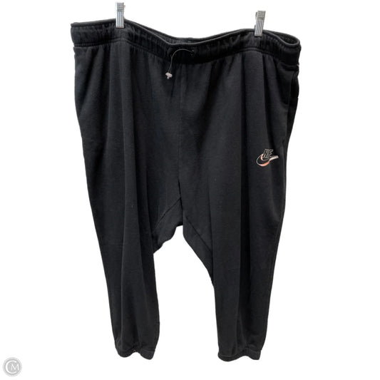 Athletic Pants By Nike Apparel In Black, Size: 3x