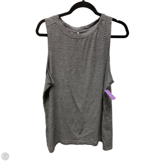 Athletic Tank Top By Athletic Works In Grey, Size: 2x