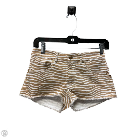 Shorts By Michael By Michael Kors In Zebra Print, Size: 0
