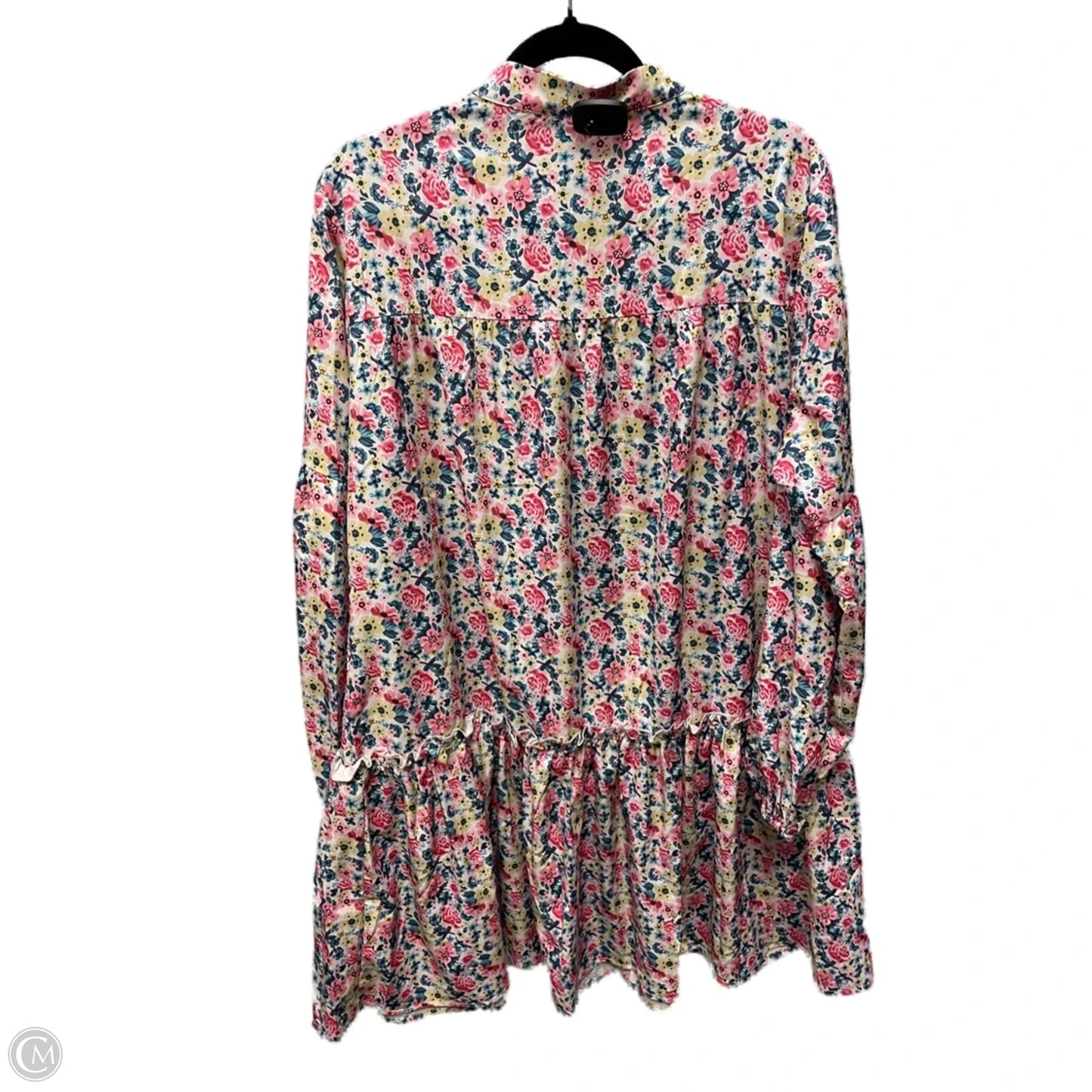 Dress Casual Short By Clothes Mentor In Floral Print, Size: 2x