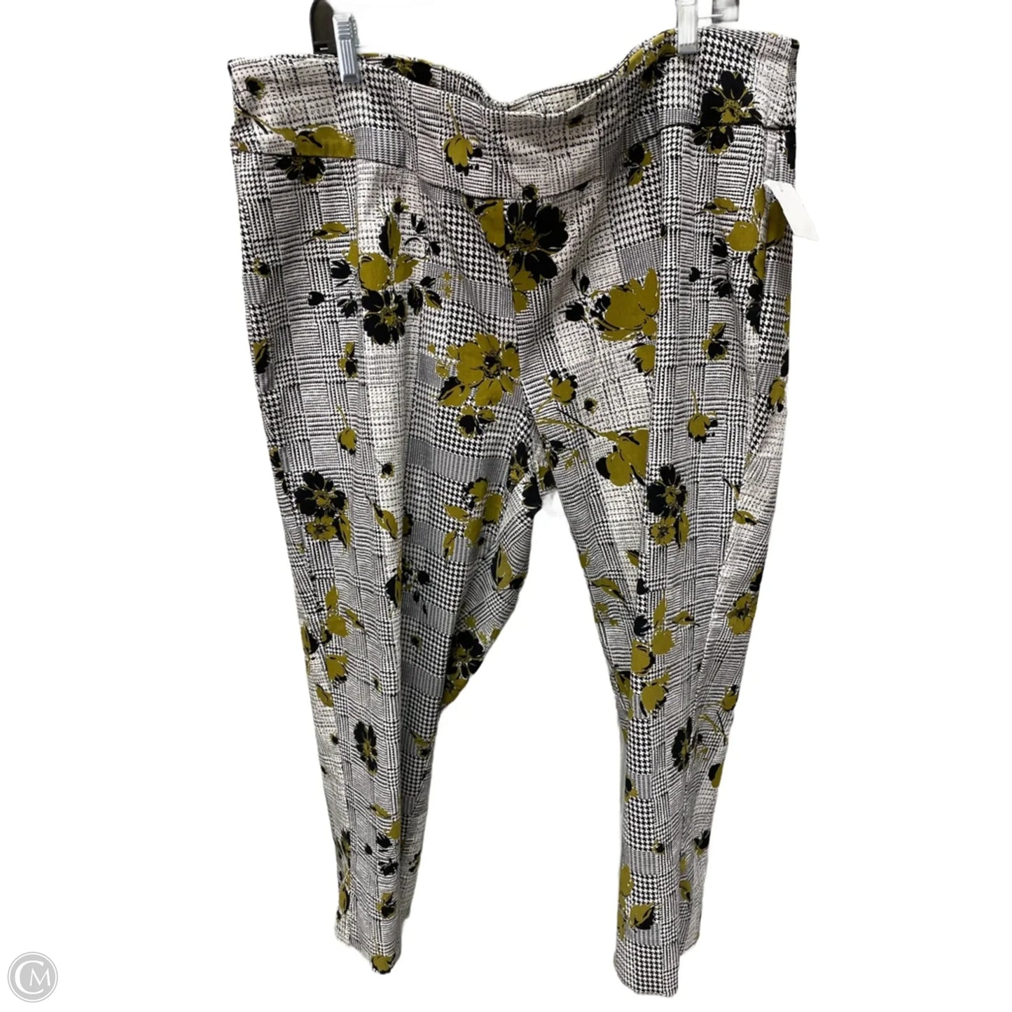 Pants Dress By Zac And Rachel In Checkered Pattern, Size: 22