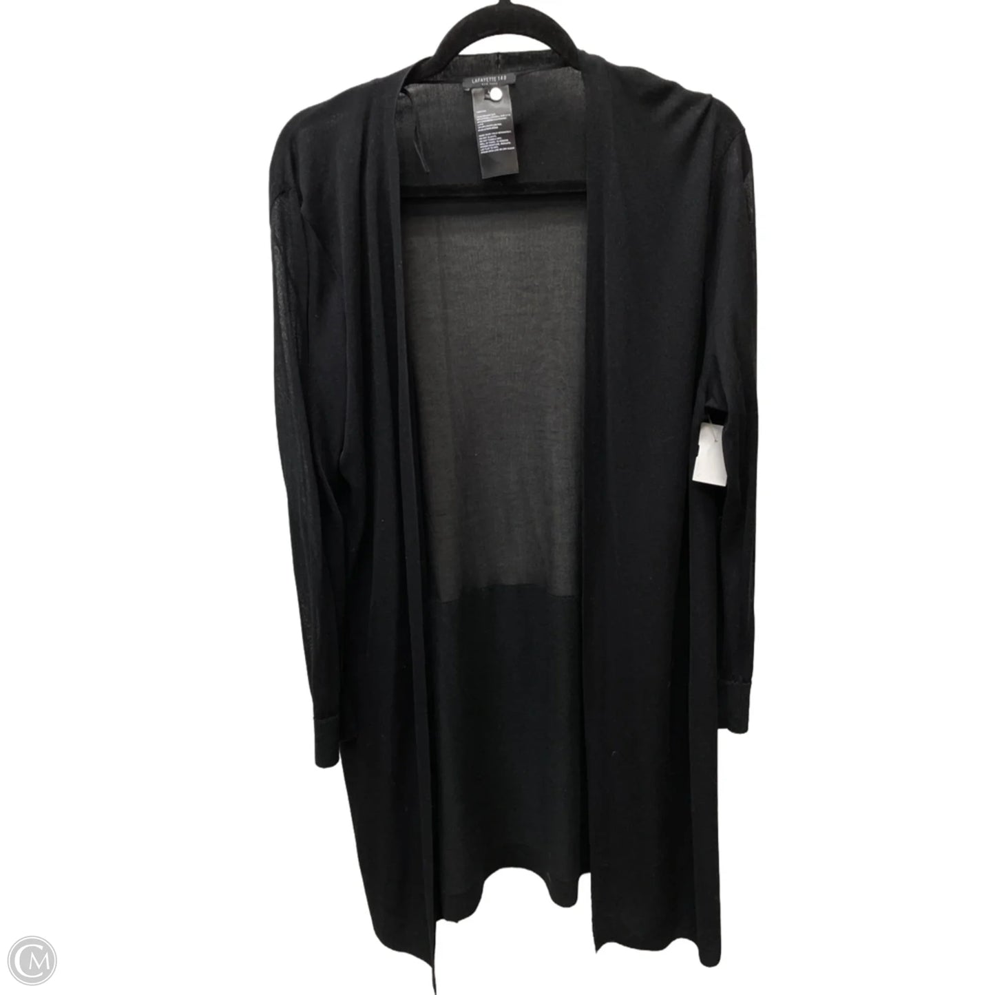 Cardigan Designer By Lafayette 148 In Black, Size: L