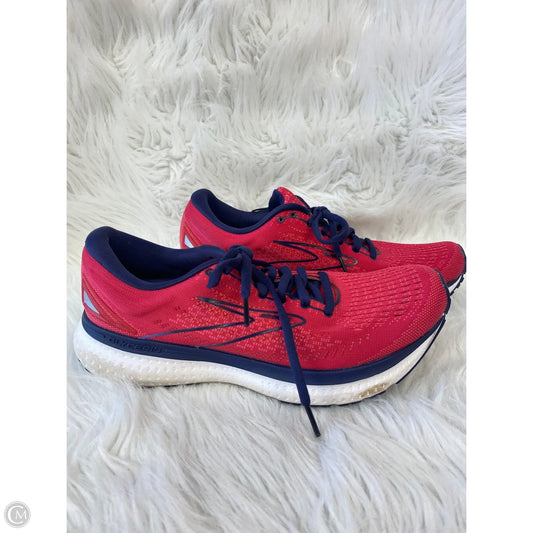 Shoes Athletic By Brooks In Red, Size: 9.5