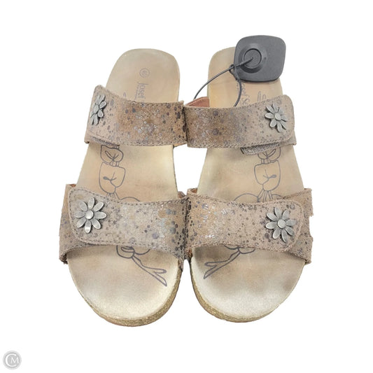 Sandals Flats By Josef Seibel In Brown, Size: 9.5
