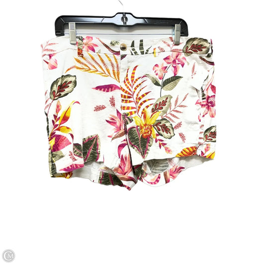 Shorts By Old Navy In Floral Print, Size: 14