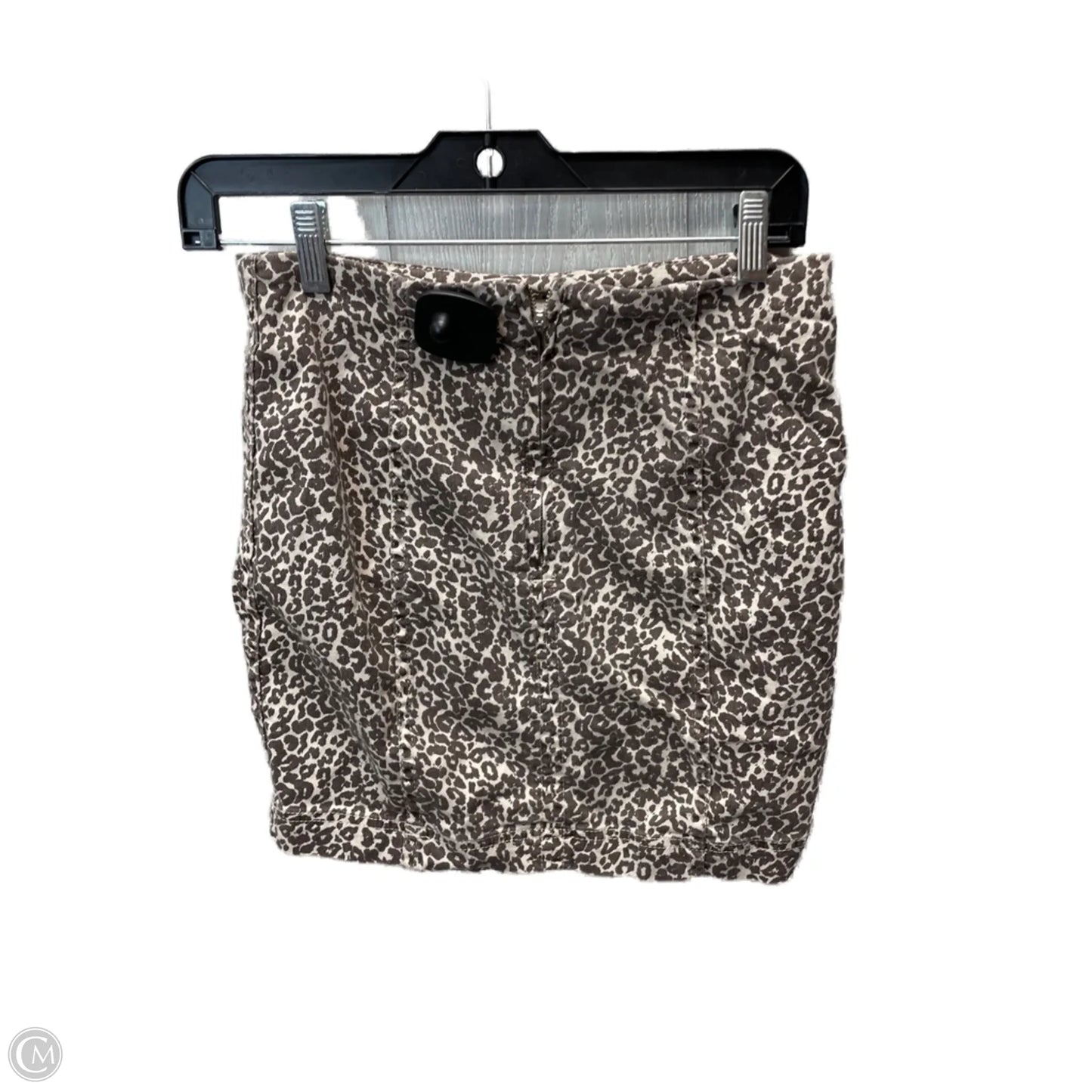 Skirt Mini & Short By Free People In Animal Print, Size: 4