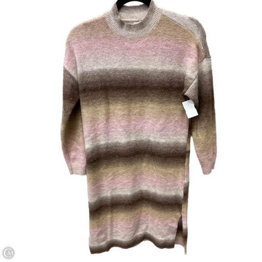 Dress Casual Short By Loft In Brown & Pink, Size: Mp