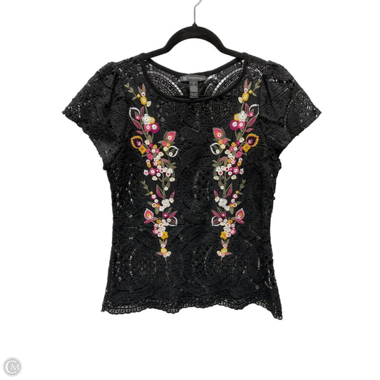 Top Short Sleeve By Inc In Floral Print, Size: M