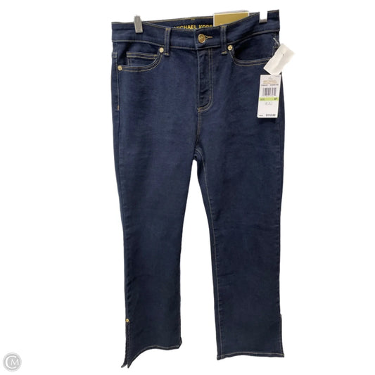 Jeans Wide Leg By Michael By Michael Kors In Blue Denim, Size: 4p