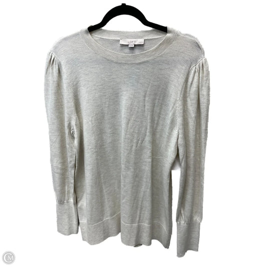 Sweater By Loft In Beige, Size: Xlp