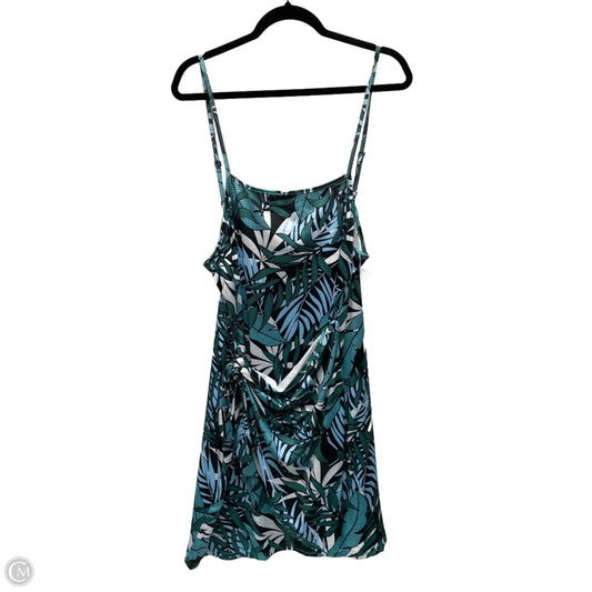 Dress Casual Short By Shein In Blue & Green, Size: 2x