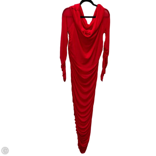 Dress Party Long By Fashion Nova In Red, Size: 1x