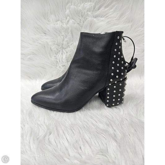 Boots Ankle Heels By Steve Madden In Black, Size: 8