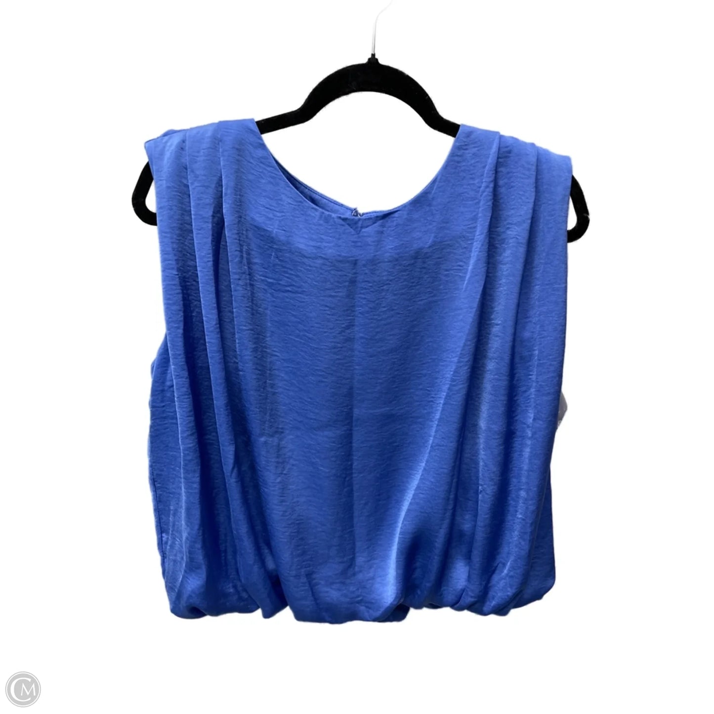 Top Sleeveless By Do plus Be In Blue, Size: M