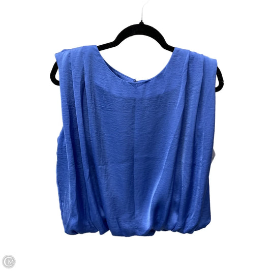 Top Sleeveless By Do plus Be In Blue, Size: M