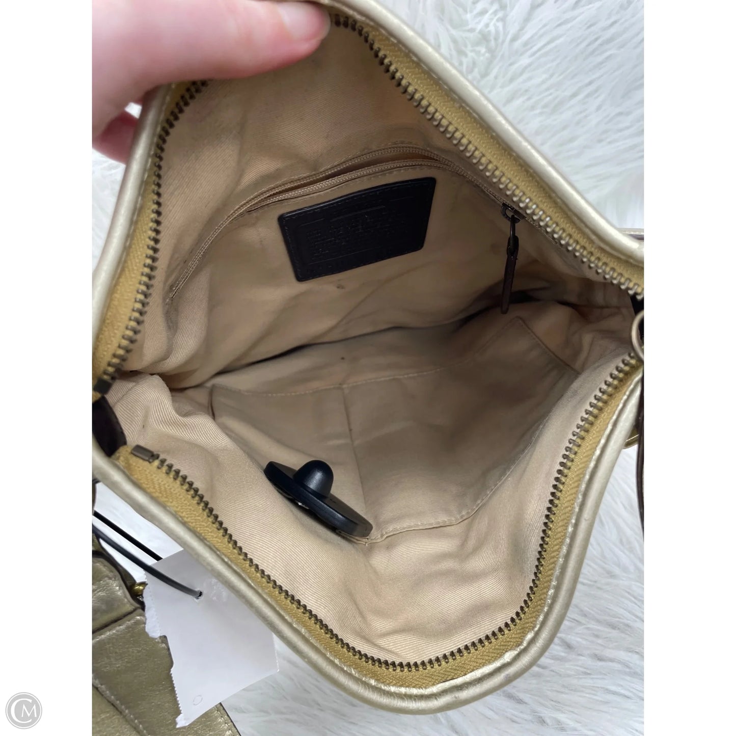 Handbag Designer By Coach, Size: Medium