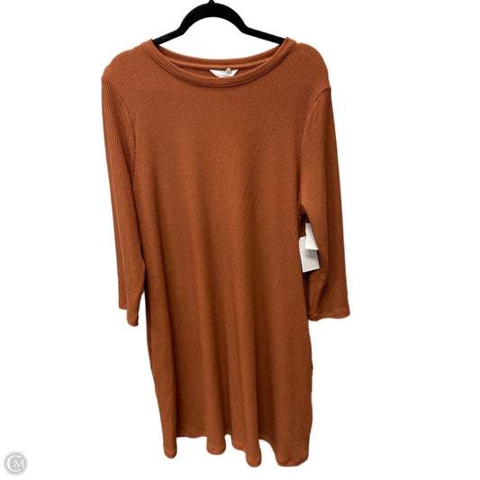 Dress Casual Short By Time And Tru In Brown, Size: Xl