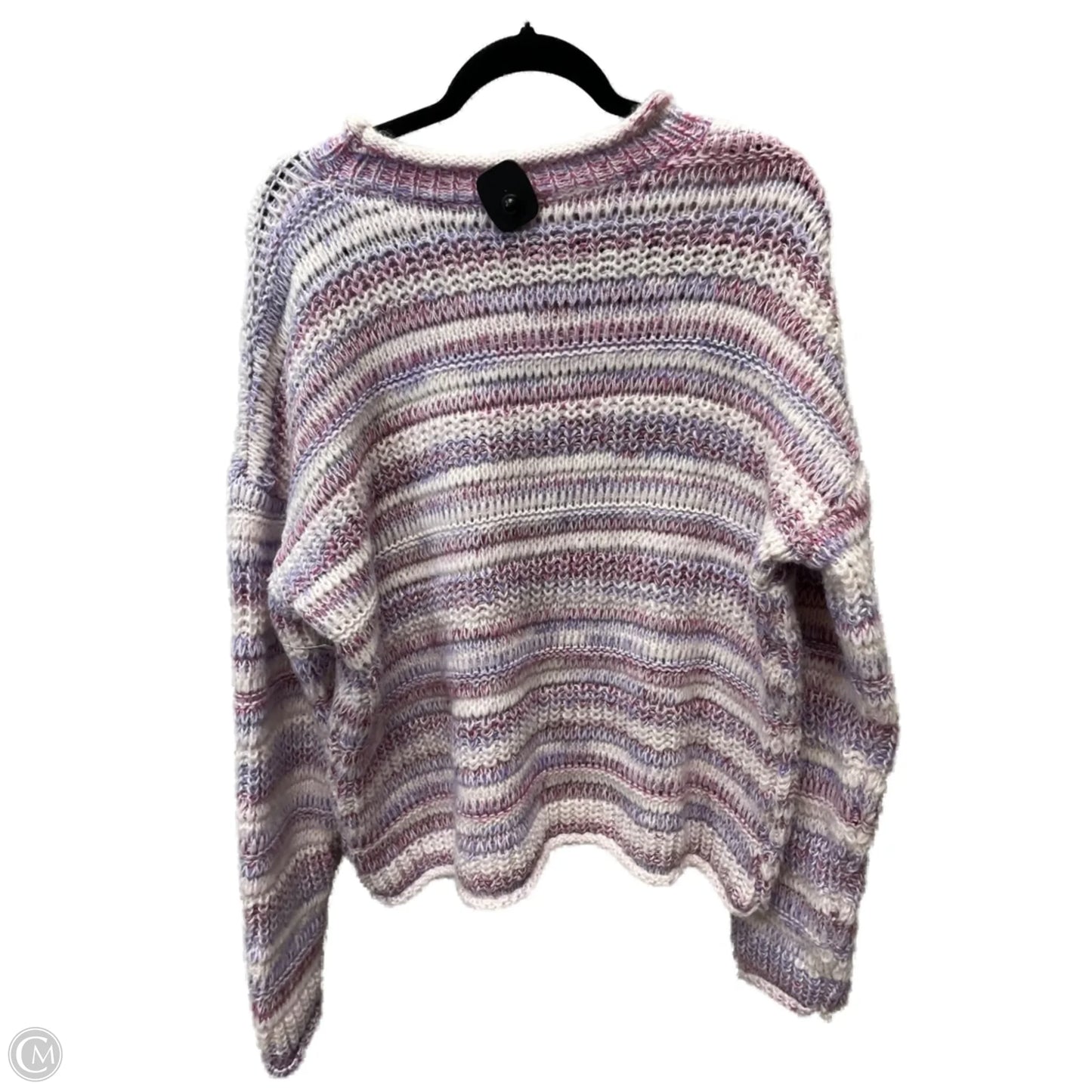 Sweater By Time And Tru In Striped Pattern, Size: 2x