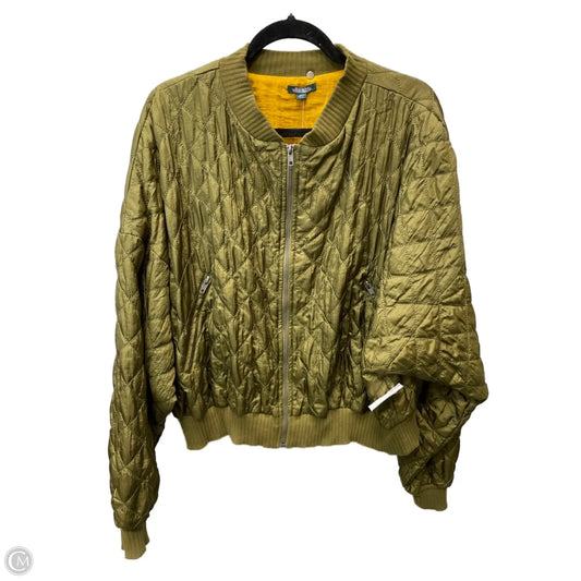 Jacket Puffer & Quilted By Wild Fable In Green, Size: 2x
