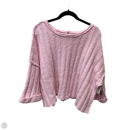 Sweater By Pink Lily In Pink, Size: S
