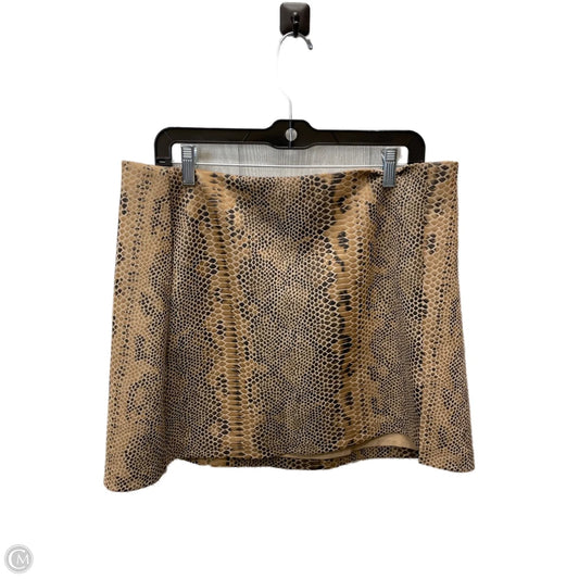 Skirt Mini & Short By House Of Harlow In Snakeskin Print, Size: L