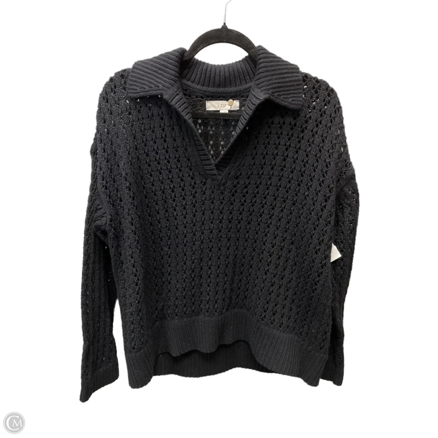 Sweater By Loft In Black, Size: L