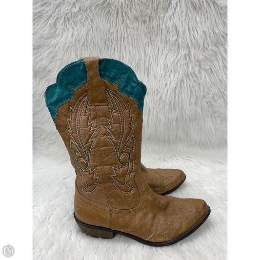 Boots Western By Coconuts In Brown, Size: 8
