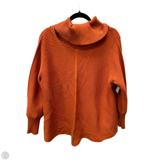 Sweater By Cyrus Knits In Orange, Size: 1x