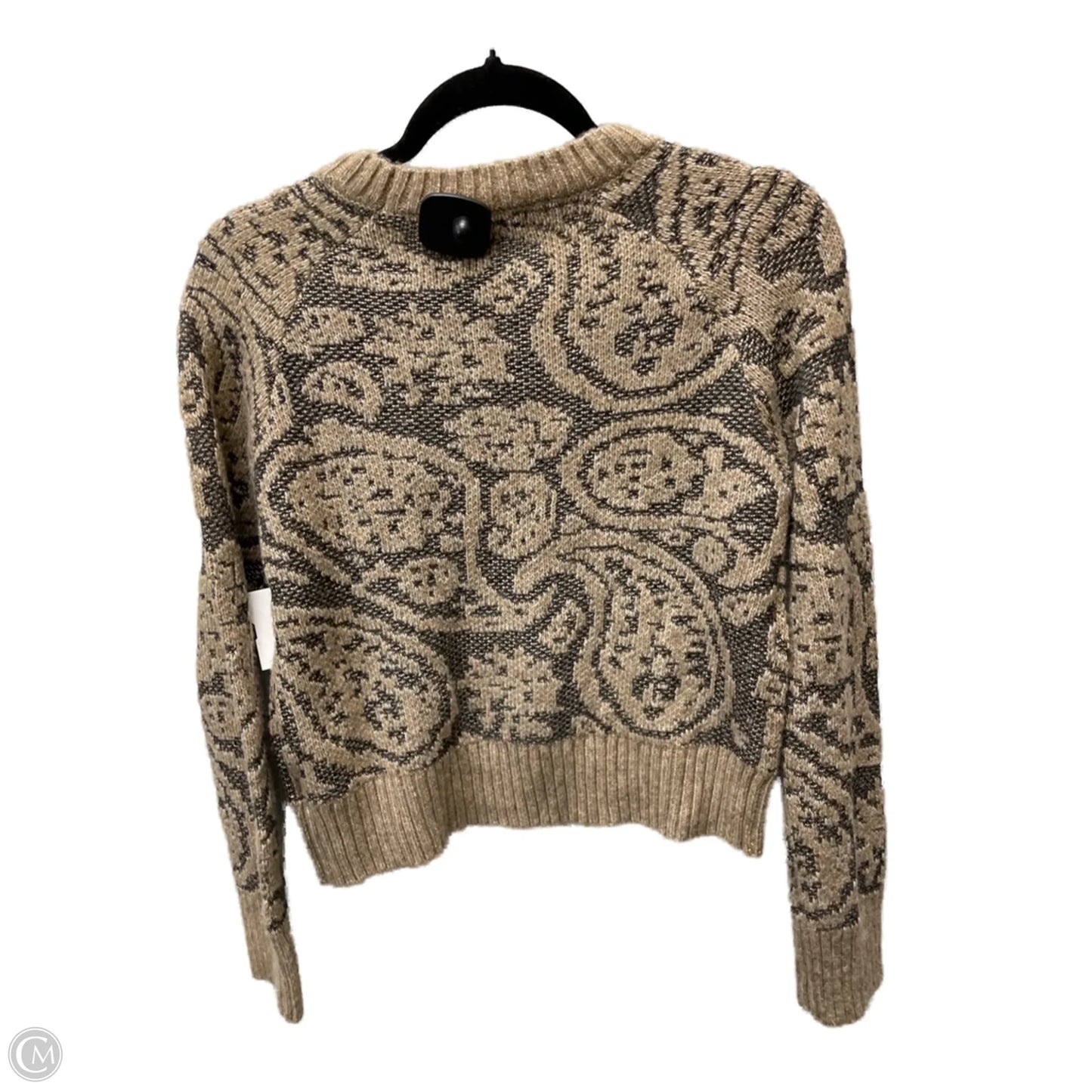 Sweater By Tahari By Arthur Levine In Black & Brown, Size: S
