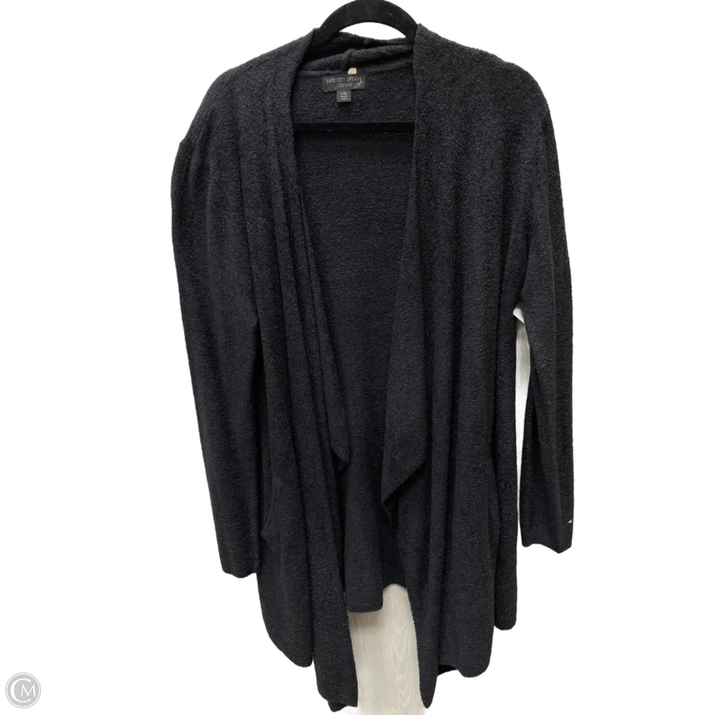 Sweater Cardigan By Barefoot Dreams In Black, Size: L