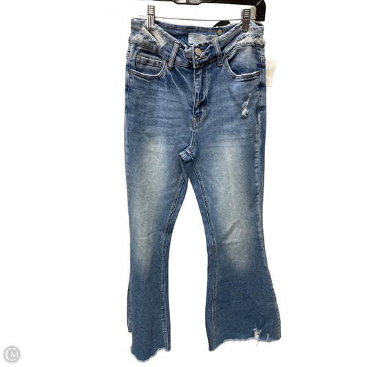 Jeans Wide Leg By Clothes Mentor In Blue Denim, Size: 4