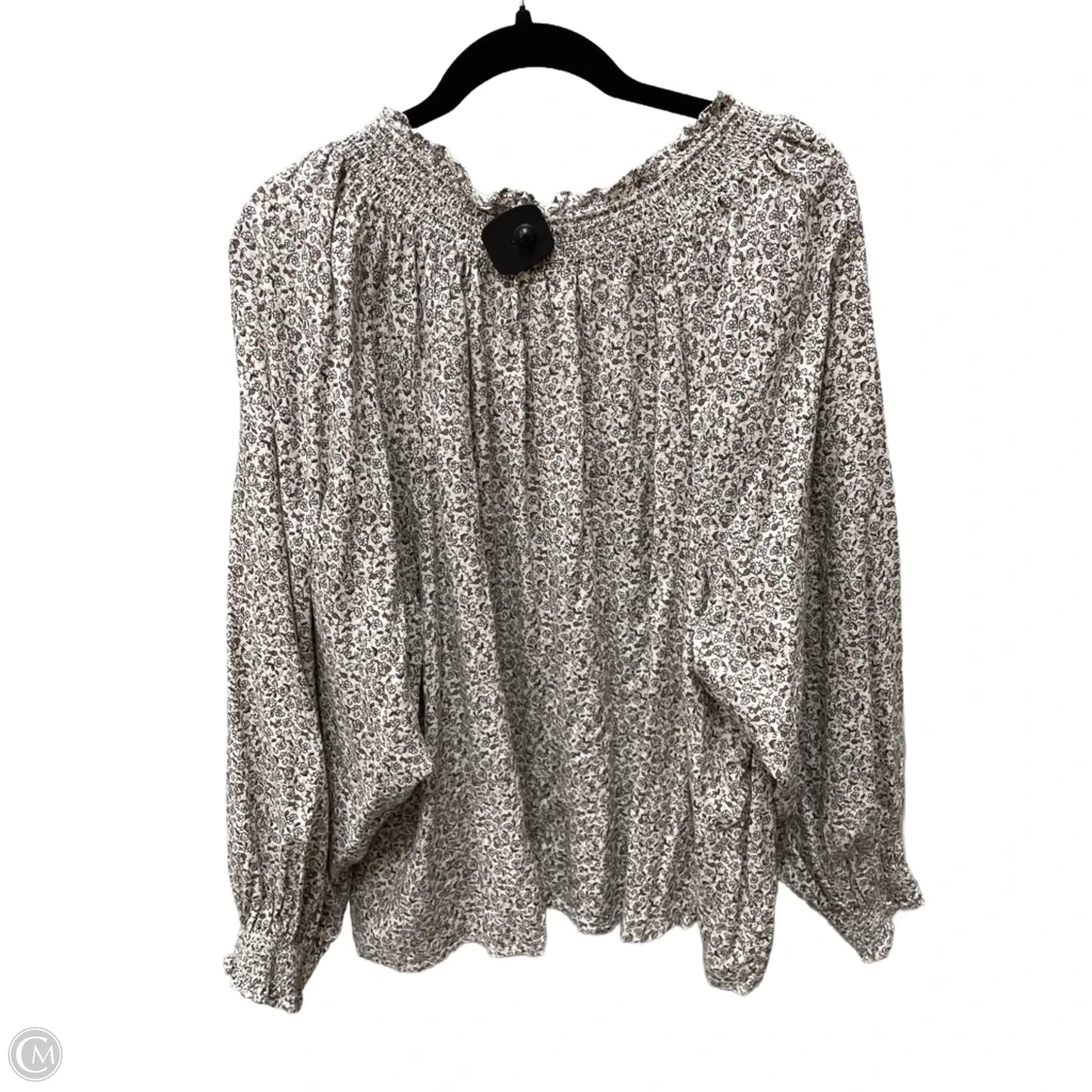 Top Long Sleeve By Old Navy In Floral Print, Size: 3x