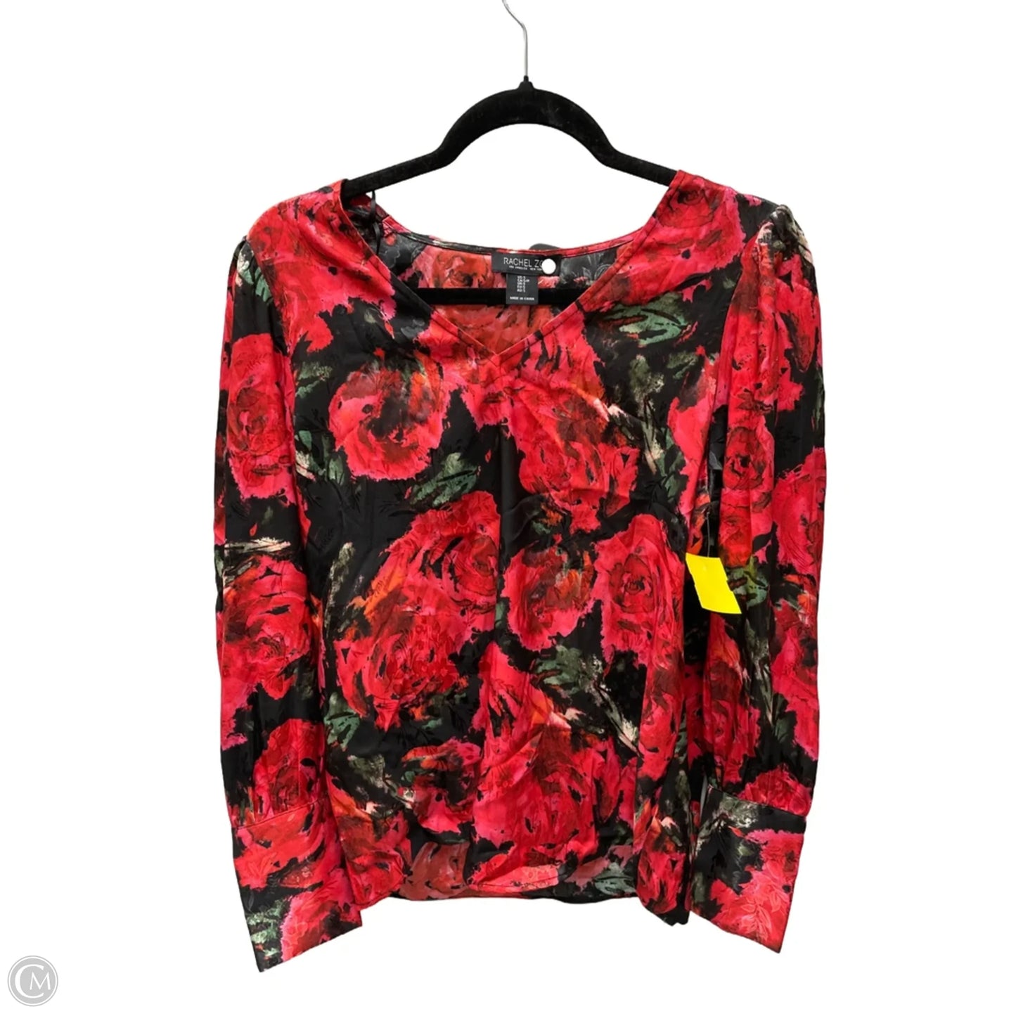 Top Long Sleeve By Rachel Zoe In Floral Print, Size: S