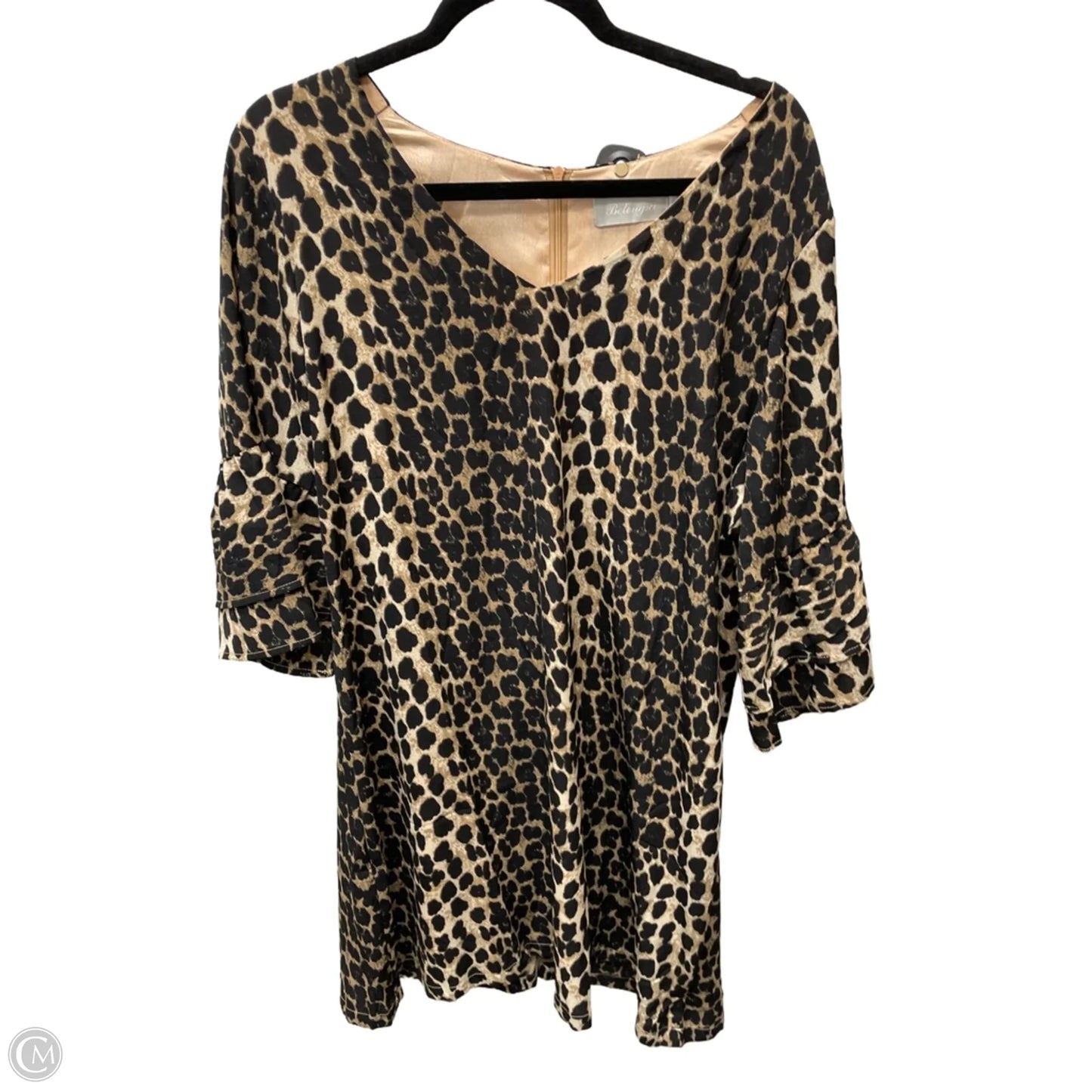 Dress Party Short By Clothes Mentor In Animal Print, Size: Xl