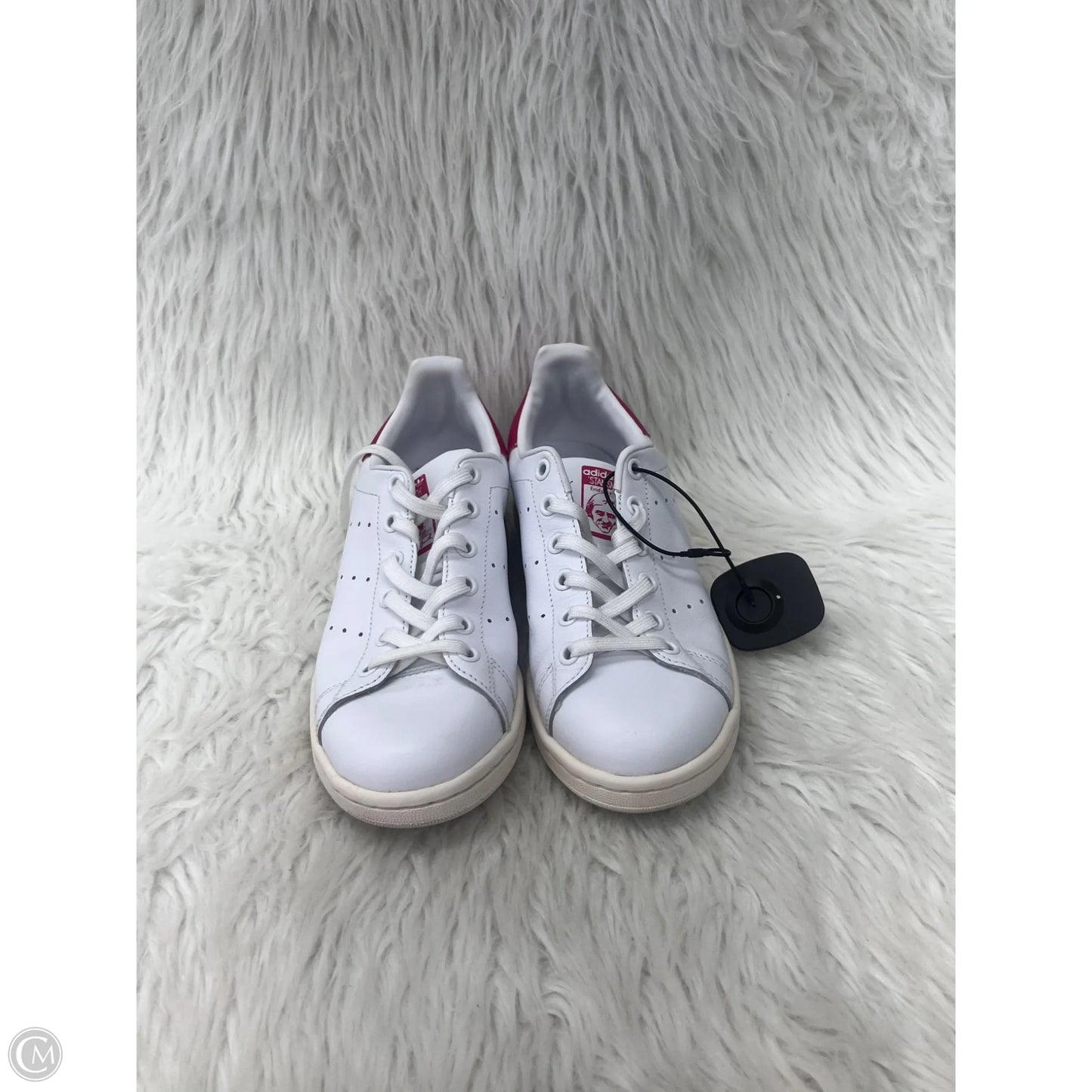 Shoes Sneakers By Adidas In Pink & White, Size: 6.5
