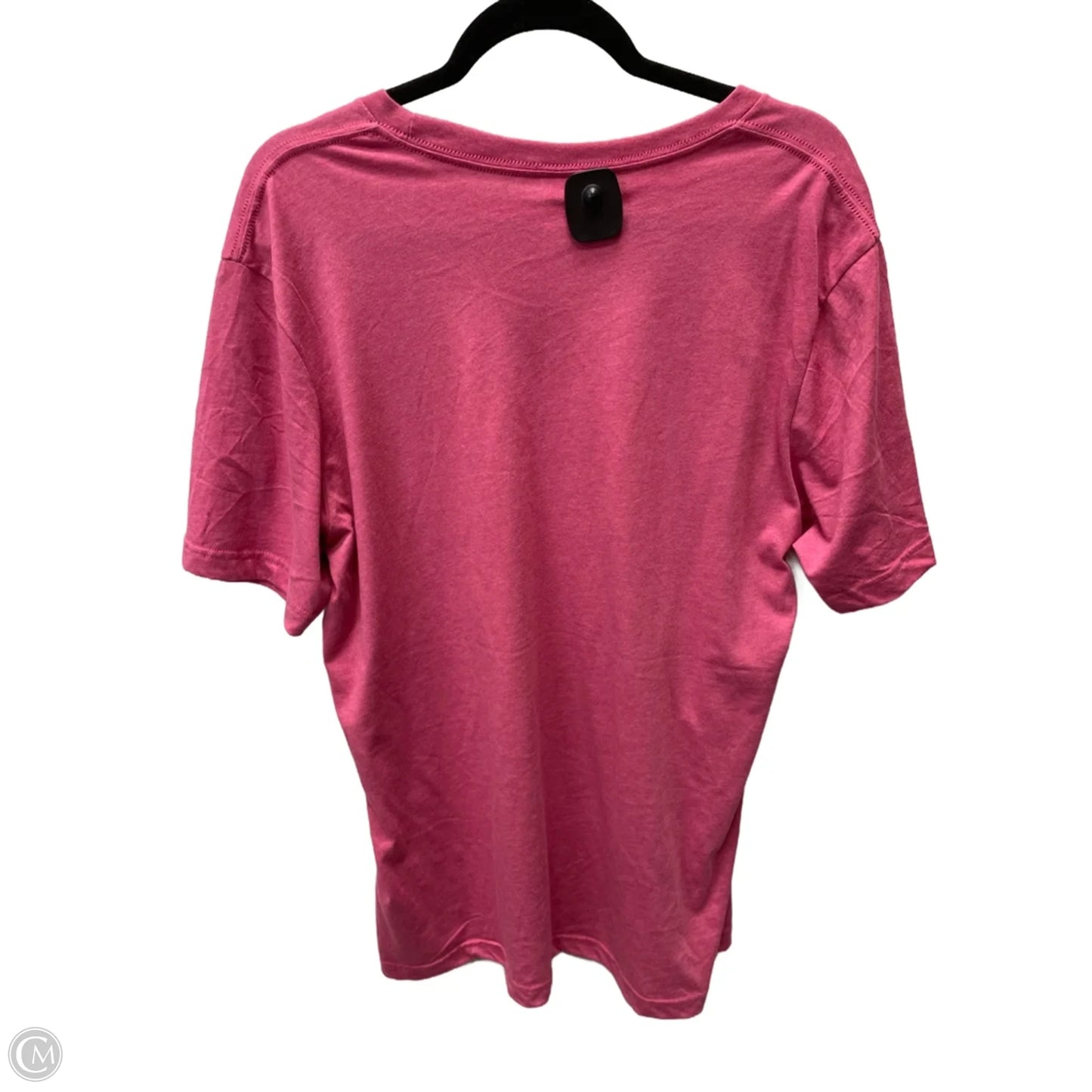 Top Short Sleeve By Bella + Canvas In Pink & Red, Size: Xl