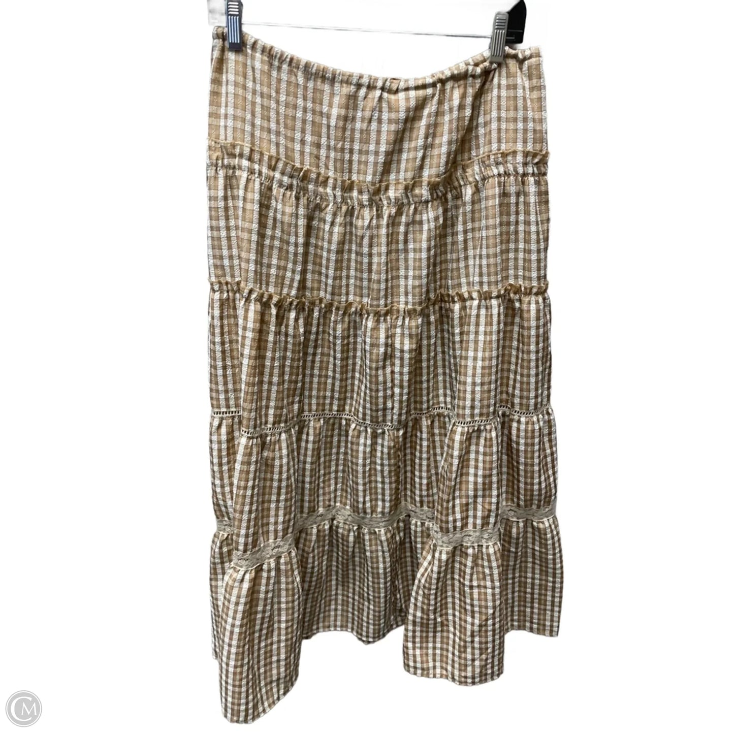 Skirt Maxi By Daisy Street -  In Checkered Pattern, Size: 14