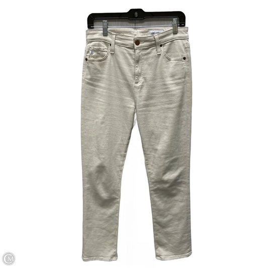 Jeans Straight By Ag Jeans In Beige, Size: 6